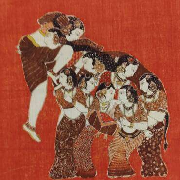 Coposite_Elephant_Nayaka_Kalamkari